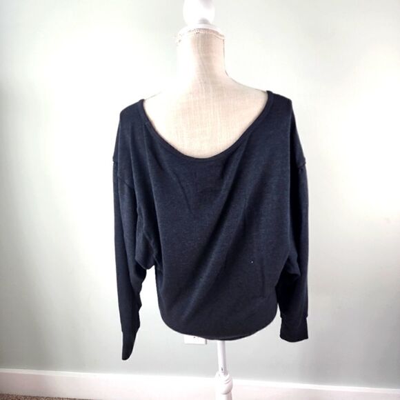 291 FROM VENICE CA WOMEN'S SWEAT SHIRT SIZE 2 OR MEDIUM DARK GRAY - Picture 4 of 6